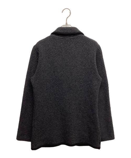 LARDINI（ラルディーニ）LARDINI (ラルディーニ) ニットショールカラージャケット ブラック サイズ:Sの古着・服飾アイテム