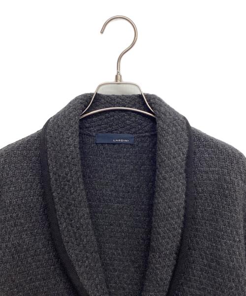 LARDINI（ラルディーニ）LARDINI (ラルディーニ) ニットショールカラージャケット ブラック サイズ:Sの古着・服飾アイテム