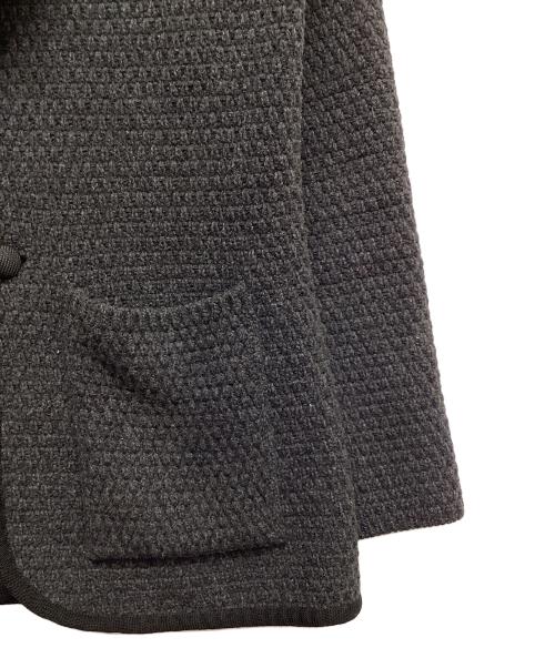 LARDINI（ラルディーニ）LARDINI (ラルディーニ) ニットショールカラージャケット ブラック サイズ:Sの古着・服飾アイテム