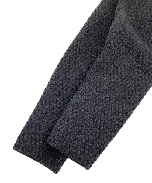 LARDINI（ラルディーニ）LARDINI (ラルディーニ) ニットショールカラージャケット ブラック サイズ:Sの古着・服飾アイテム