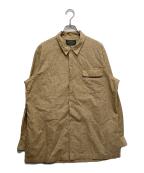 RALPH LAUREN×POLO COUNTRYラルフローレン×ポロカントリー）の古着「総柄ロングスリーブシャツ」｜ベージュ