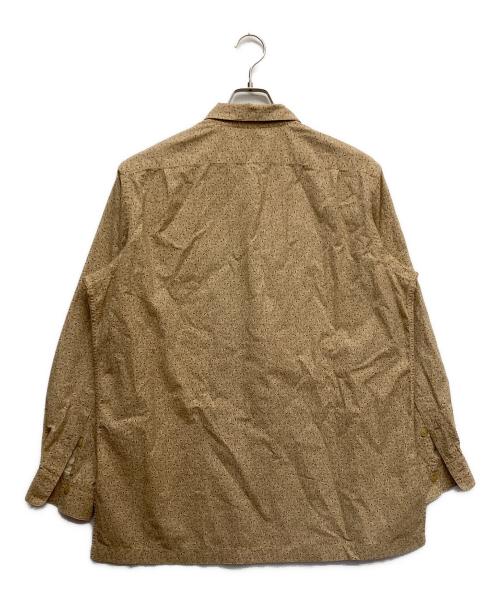 RALPH LAUREN（ラルフローレン）RALPH LAUREN (ラルフローレン) POLO COUNTRY (ポロカントリー) 総柄ロングスリーブシャツ ベージュ サイズ:Lの古着・服飾アイテム