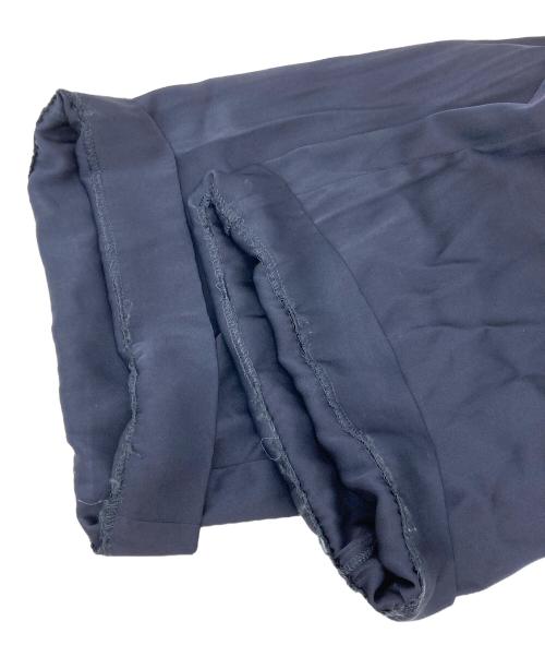 MUSE（ミューズ）MUSE (ミューズ) SILK SATIN イージーパンツ ネイビー サイズ:34の古着・服飾アイテム