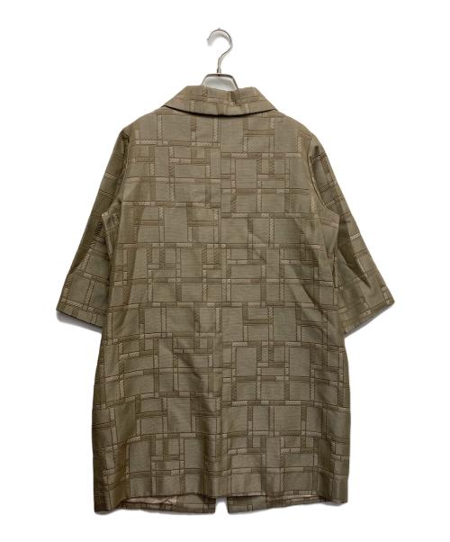 nooy（ヌーイ）nooy (ヌーイ) ジャガードジャケット ベージュ サイズ:-の古着・服飾アイテム