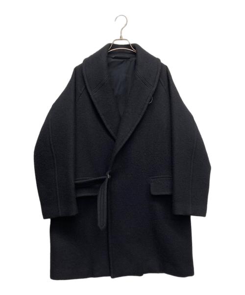 COMOLI（コモリ）COMOLI (コモリ) ウール ショールカラーコート ネイビー サイズ:1の古着・服飾アイテム