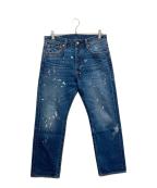 LEVI'S PReMIUM×JOURNAL STANDARDリーバイス プレミアム×ジャーナルスタンダード）の古着「501ペイントデニムパンツ」｜インディゴ