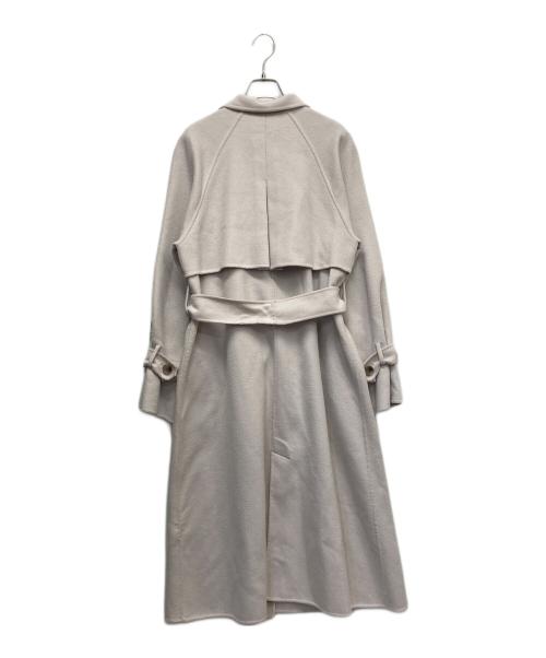 Snidel（スナイデル）Snidel (スナイデル) ウロコカシミアスタンドカラーコート ピンクの古着・服飾アイテム
