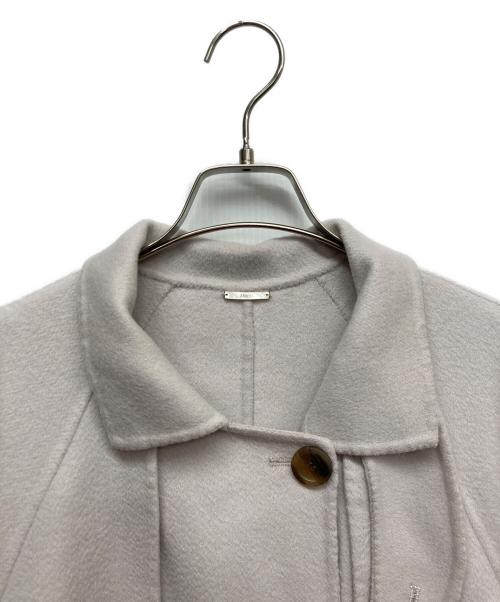 Snidel（スナイデル）Snidel (スナイデル) ウロコカシミアスタンドカラーコート ピンクの古着・服飾アイテム