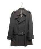 BURBERRY BLACK LABELバーバリーブラックレーベル）の古着「トレンチコート」｜ブラック