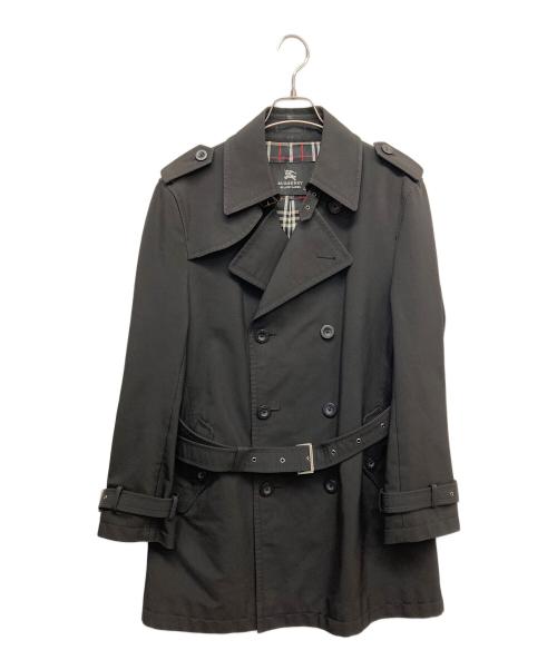 BURBERRY BLACK LABEL（バーバリーブラックレーベル）BURBERRY BLACK LABEL (バーバリーブラックレーベル) トレンチコート ブラック サイズ:Lの古着・服飾アイテム