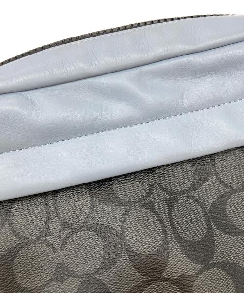 COACH（コーチ）COACH (コーチ) シグネチャーボディーバッグ ブラックブルーの古着・服飾アイテム