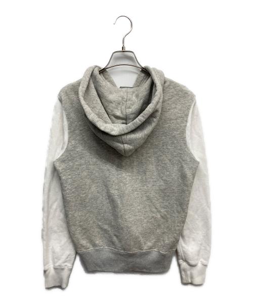 PLAY COMME des GARCONS（プレイコムデギャルソン）PLAY COMME des GARCONS (プレイコムデギャルソン) アイコンジップパーカー グレー サイズ:Mの古着・服飾アイテム