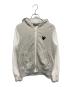 PLAY COMME des GARCONS（プレイコムデギャルソン）の古着「アイコンジップパーカー」｜グレー