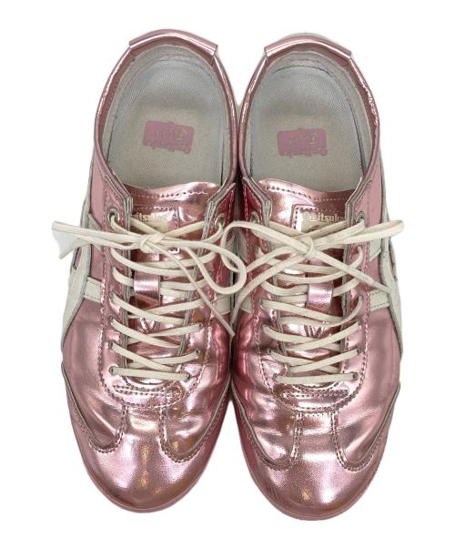 Onitsuka Tiger（オニツカタイガー）Onitsuka Tiger (オニツカタイガー) ローカットスニーカー ピンク サイズ:230の古着・服飾アイテム