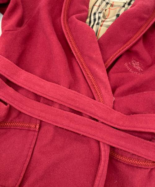 Burberry's（バーバリーズ）Burberry's (バーバリーズ) ウールガウンコート レッド サイズ:無しの古着・服飾アイテム