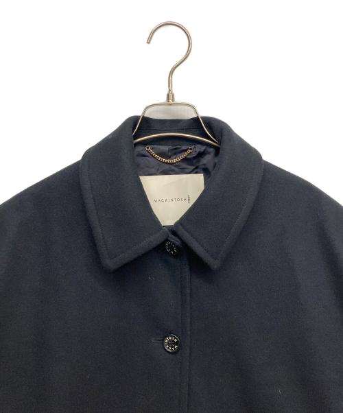 MACKINTOSH（マッキントッシュ）MACKINTOSH (マッキントッシュ) HUMBIE メルトン オーバーサイズ ドロップショルダーコート ネイビー サイズ:UK4の古着・服飾アイテム