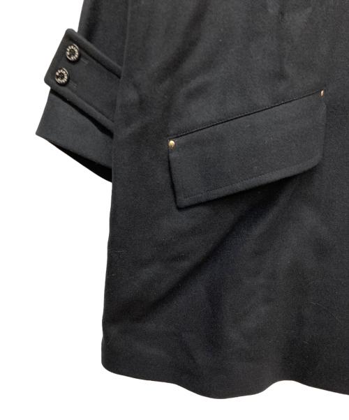 MACKINTOSH（マッキントッシュ）MACKINTOSH (マッキントッシュ) HUMBIE メルトン オーバーサイズ ドロップショルダーコート ネイビー サイズ:UK4の古着・服飾アイテム