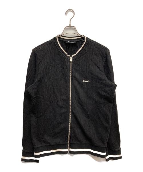 DIESEL（ディーゼル）DIESEL (ディーゼル) ジップアップジャケット ブラック サイズ:Lの古着・服飾アイテム