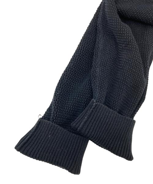 DIESEL（ディーゼル）DIESEL (ディーゼル) メッシュジップパーカー ブラック サイズ:Lの古着・服飾アイテム
