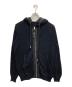 DIESEL（ディーゼル）の古着「メッシュジップパーカー」｜ブラック