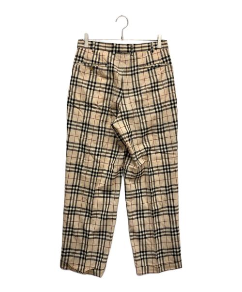 BURBERRY GOLF（バーバリーゴルフ）BURBERRY GOLF (バーバリーゴルフ) ノバチェックパンツ ブラウン サイズ:ウエスト79の古着・服飾アイテム