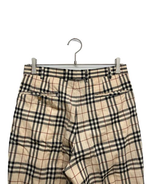 BURBERRY GOLF（バーバリーゴルフ）BURBERRY GOLF (バーバリーゴルフ) ノバチェックパンツ ブラウン サイズ:ウエスト79の古着・服飾アイテム