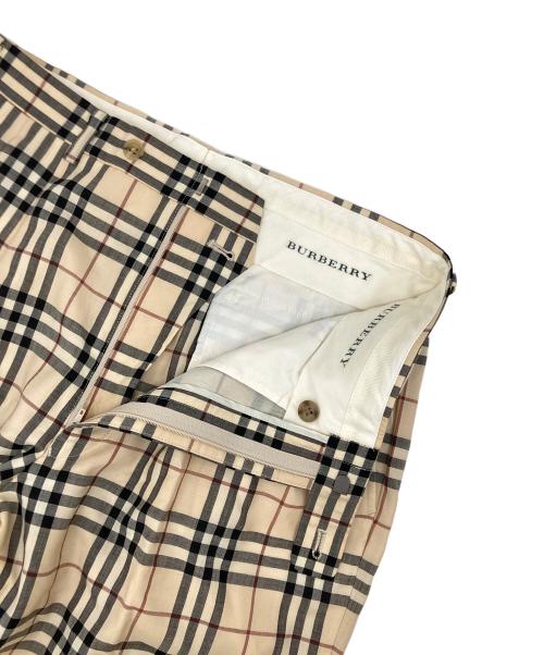 BURBERRY GOLF（バーバリーゴルフ）BURBERRY GOLF (バーバリーゴルフ) ノバチェックパンツ ブラウン サイズ:ウエスト79の古着・服飾アイテム