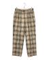 BURBERRY GOLF（バーバリーゴルフ）の古着「ノバチェックパンツ」｜ブラウン