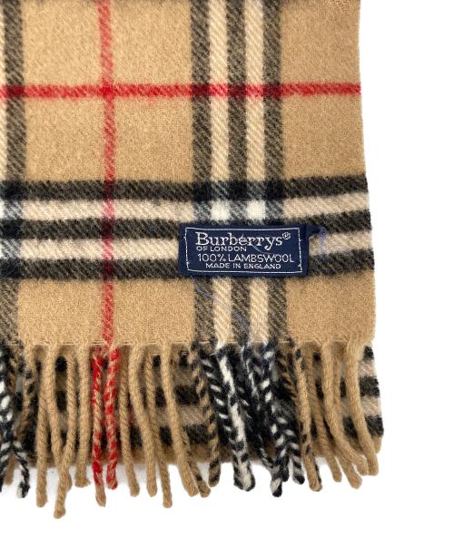 Burberry's（バーバリーズ）Burberry's (バーバリーズ) ノバチェックマフラー ブラウンの古着・服飾アイテム