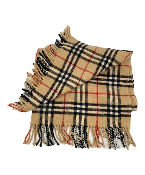 Burberry's（バーバリーズ）Burberry's (バーバリーズ) ノバチェックマフラー ブラウンの古着・服飾アイテム