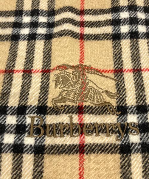 Burberry's（バーバリーズ）Burberry's (バーバリーズ) ノバチェックマフラー ブラウンの古着・服飾アイテム