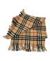 Burberry's (バーバリーズ) ノバチェックマフラー ブラウン：7000円