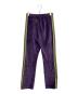 Needles (ニードルズ) NARROW TRACK PANT グリーン×パープル サイズ:XS：8000円