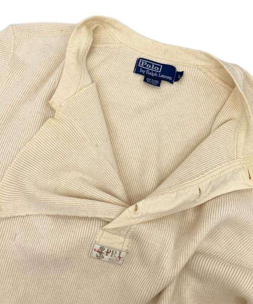 POLO RALPH LAUREN（ポロ・ラルフローレン）POLO RALPH LAUREN (ポロ・ラルフローレン) ヘンリーネックカットソー ホワイト サイズ:Lの古着・服飾アイテム