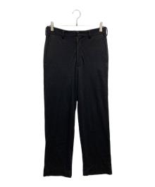 YOHJI YAMAMOTO（ヨウジヤマモト）の古着「リラックスイージーパンツ」｜ブラック