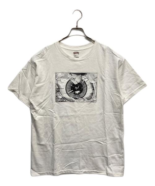 READYMADE（レディメイド）READYMADE (レディメイド) AKIRA ART OF WALL TEE ホワイト サイズ:Lの古着・服飾アイテム