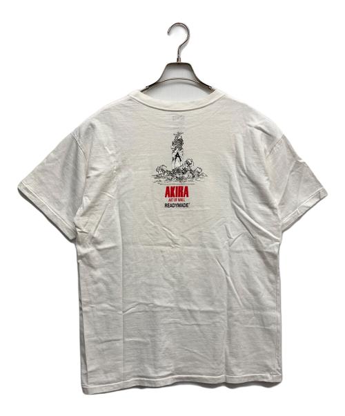 READYMADE（レディメイド）READYMADE (レディメイド) AKIRA ART OF WALL TEE ホワイト サイズ:Lの古着・服飾アイテム
