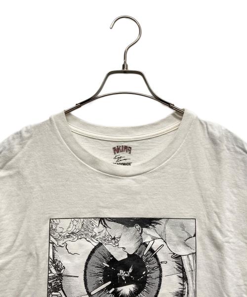 READYMADE（レディメイド）READYMADE (レディメイド) AKIRA ART OF WALL TEE ホワイト サイズ:Lの古着・服飾アイテム