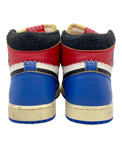 NIKE（ナイキ）NIKE (ナイキ) FRAGMENT DESIGN (フラグメントデザイン) UNION (ユニオン) Air Jordan 1 High OG ブルー×レッド サイズ:26.5の古着・服飾アイテム