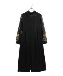 MURRAL（ミューラル）の古着「Petal collar lace dress」｜ブラック