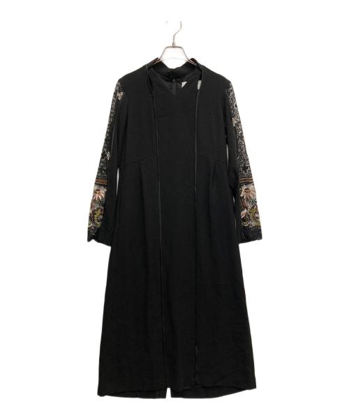 MURRAL（ミューラル）MURRAL (ミューラル) Petal collar lace dress ブラック サイズ:1の古着・服飾アイテム