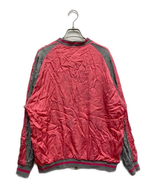 DIESEL（ディーゼル）DIESEL (ディーゼル) リバーシブルスカジャン ピンク サイズ:Sの古着・服飾アイテム