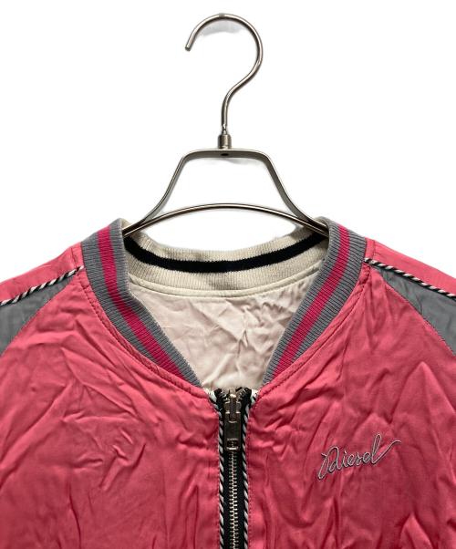 DIESEL（ディーゼル）DIESEL (ディーゼル) リバーシブルスカジャン ピンク サイズ:Sの古着・服飾アイテム