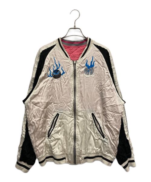 DIESEL（ディーゼル）DIESEL (ディーゼル) リバーシブルスカジャン ピンク サイズ:Sの古着・服飾アイテム