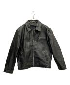 REBELレベル）の古着「レザージャケット」｜ブラック