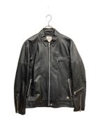 THE CRIMIEザ クライミー）の古着「LAMB LEATHER SINGLE RIDERS JACKET」｜ブラック
