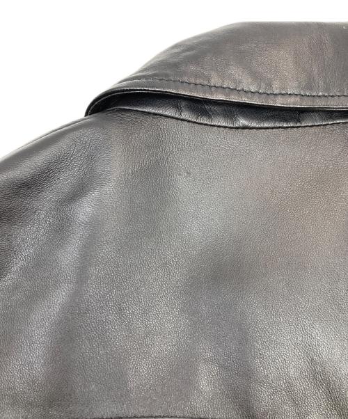 THE CRIMIE（ザ クライミー）THE CRIMIE (ザ クライミー) LAMB LEATHER SINGLE RIDERS JACKET ブラック サイズ:XLの古着・服飾アイテム