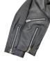 中古・古着 THE CRIMIE (ザ クライミー) LAMB LEATHER SINGLE RIDERS JACKET ブラック サイズ:XL：20000円