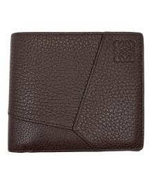 LOEWE（ロエベ）の古着「パズルバイフォールド コインウォレット」｜ブラウン