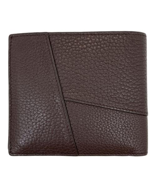 LOEWE（ロエベ）LOEWE (ロエベ) パズルバイフォールド コインウォレット ブラウンの古着・服飾アイテム